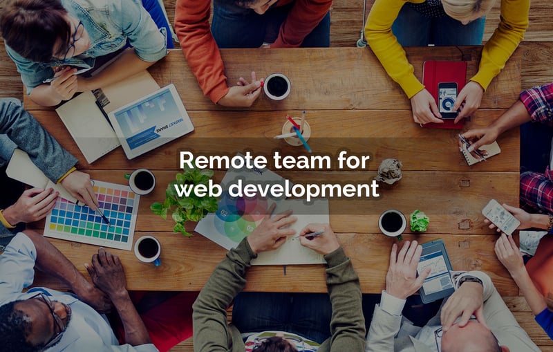 remote team for web development