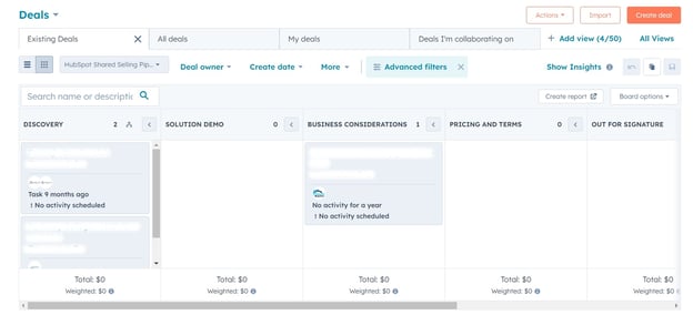 HubSpot Deals