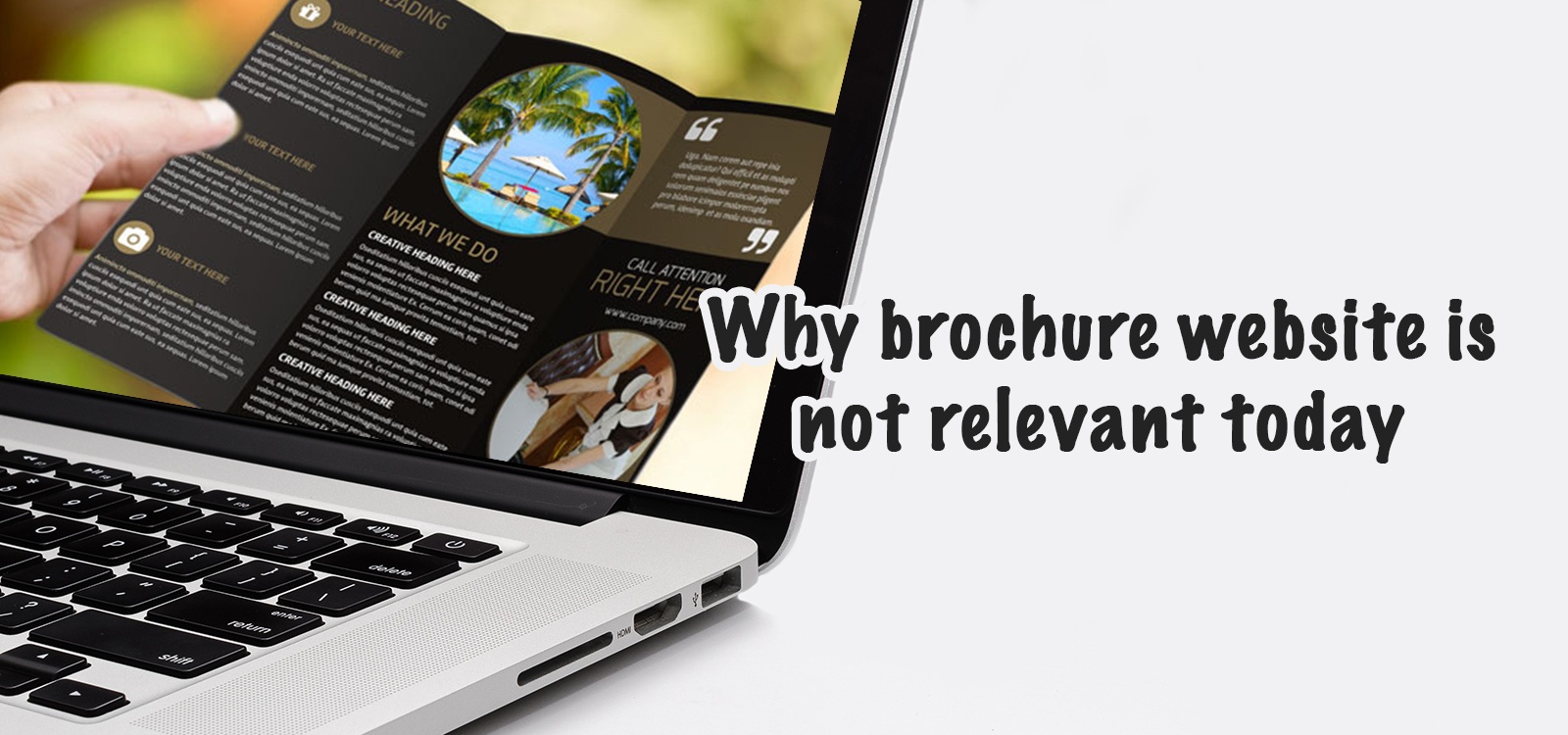 Why brochure website is not relevant today